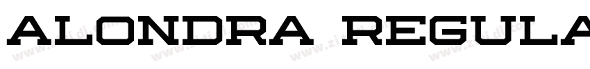 ALONDRA Regular字体转换 ALONDRA Regular字体转换